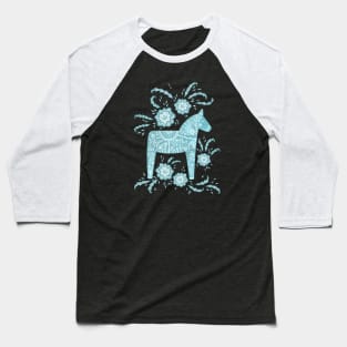 Swedish Dala Horse Baseball T-Shirt